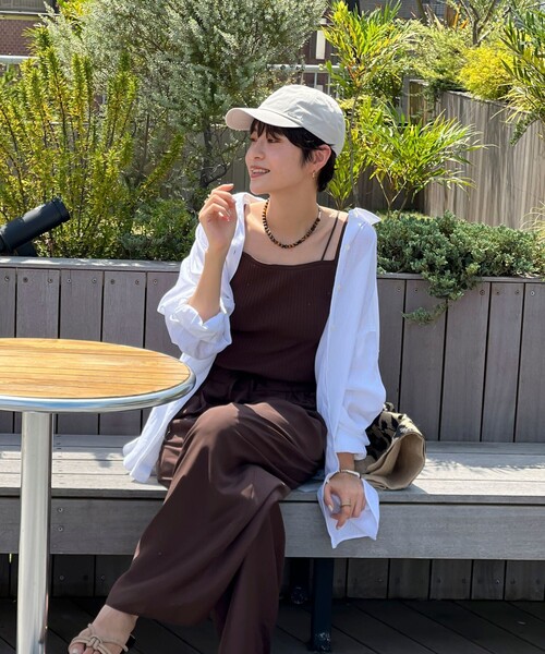 NOLLEY’S(ノーリーズ)の「パネルキャップ(キャップ・レディース・ブラック/ベージュ・FREE)」の4枚目の写真