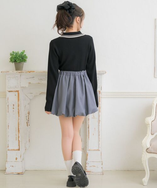 ems excite（エムズエキサイト）の「ポケット付き襟NTPO（ニット/セーター・レディース・ブラック/ピンク/ダークグレー/ナチュラル・FREE）」の14枚目の写真