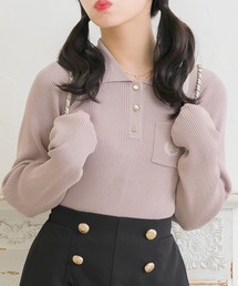 ems excite | ポケット付き襟NTPO(ニット/セーター)