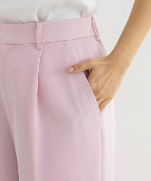 NOLLEY’S Sophi(ノーリーズソフィ)の「ウォッシャブルトリアセワイドパンツ(その他パンツ・レディース・ネイビー/キャメル/ベビーピンク・36/34/38)」の10枚目の写真