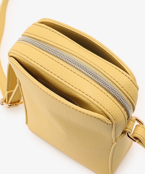 Afternoon Tea(アフタヌーンティー)の「三層合皮ミニショルダーバッグ(ショルダーバッグ・レディース・ベージュ/イエロー/ブラック・ONE SIZE)」の12枚目の写真