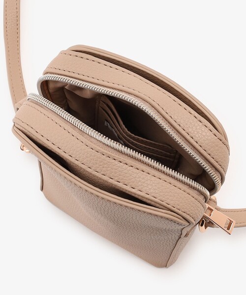 Afternoon Tea(アフタヌーンティー)の「三層合皮ミニショルダーバッグ(ショルダーバッグ・レディース・ベージュ/イエロー/ブラック・ONE SIZE)」の16枚目の写真