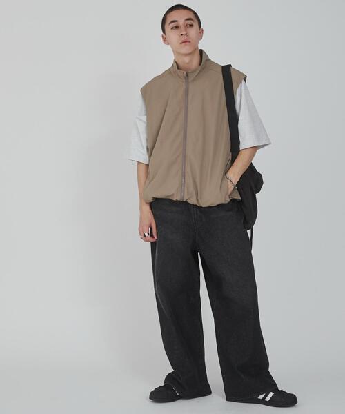 WEGO（ウィゴー）の「WEGO/ナイロンベスト（ベスト・メンズ・ベージュ/ブラック/ブルー系その他/ライトグレー・LARGE/MEDIUM/SMALL）」の15枚目の写真