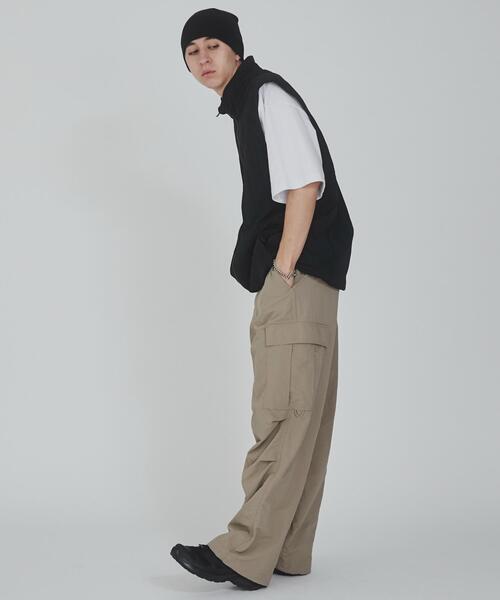 WEGO（ウィゴー）の「WEGO/ナイロンベスト（ベスト・メンズ・ベージュ/ブラック/ブルー系その他/ライトグレー・LARGE/MEDIUM/SMALL）」の11枚目の写真