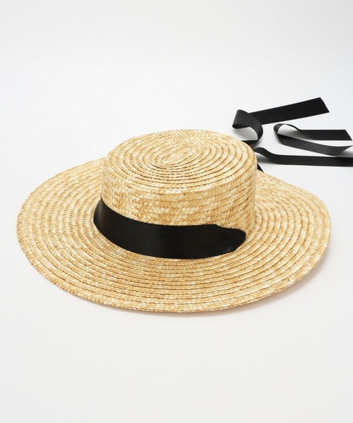 BABYLONE（バビロン）の「【Benelli Montacone】ラフィアハット（ハット・レディース・ナチュラル/ブラック・FREE）」の3枚目の写真