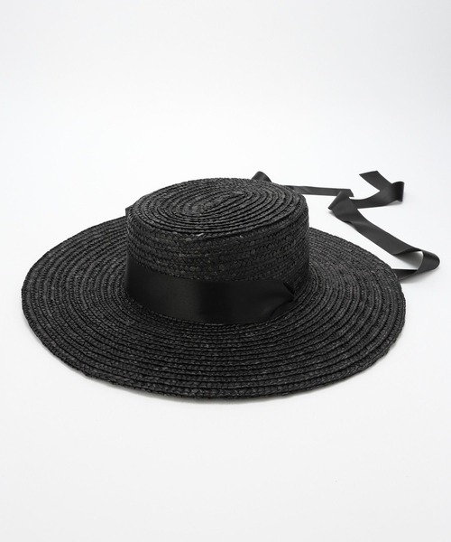 BABYLONE（バビロン）の「【Benelli Montacone】ラフィアハット（ハット・レディース・ナチュラル/ブラック・FREE）」の5枚目の写真
