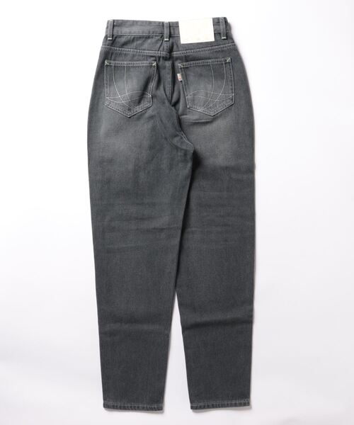 Q（キュー）の「テーパードデニム（デニムパンツ・レディース・グレー・SMALL/MEDIUM）」の3枚目の写真