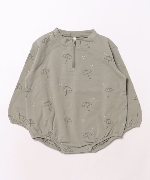 【セール】'Quincy Mae'FLEECE BODHI ROMPER || UMBRELLAS（その他ベビー用品）｜Quincy Mae（クインシーメイ）