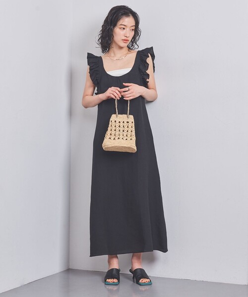 MAISON N.H PARIS（メゾンエヌアッシュパリ）の「＜MAISON N.H PARIS＞NADEGE RAF ショルダーバッグ（かごバッグ・レディース・ナチュラル・FREE）」の3枚目の写真