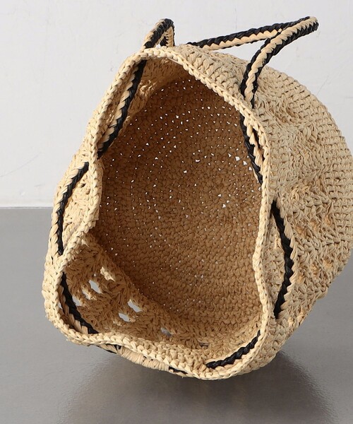 MAISON N.H PARIS（メゾンエヌアッシュパリ）の「＜MAISON N.H PARIS＞NADEGE RAF ショルダーバッグ（かごバッグ・レディース・ナチュラル・FREE）」の10枚目の写真