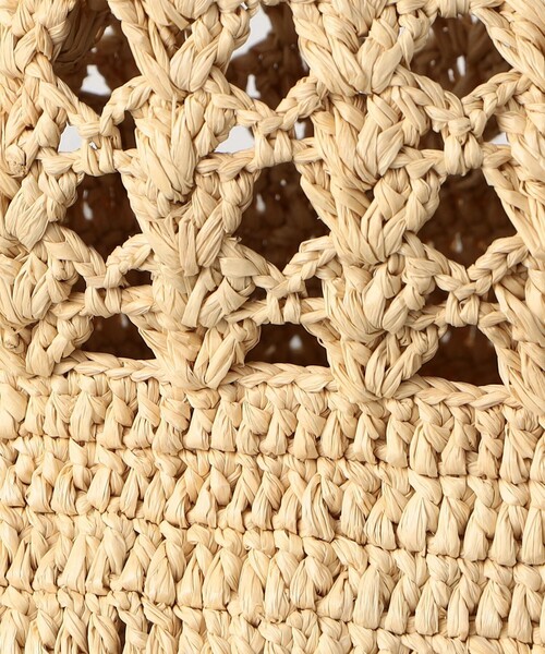 MAISON N.H PARIS（メゾンエヌアッシュパリ）の「＜MAISON N.H PARIS＞NADEGE RAF ショルダーバッグ（かごバッグ・レディース・ナチュラル・FREE）」の12枚目の写真