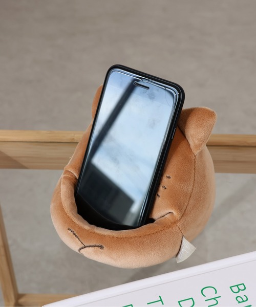 emesuelee(エメスーリー)の「スマホスタンド 猫(スマホグッズ・レディース・アイボリー/グレー/ブラウン・フリー)」の12枚目の写真