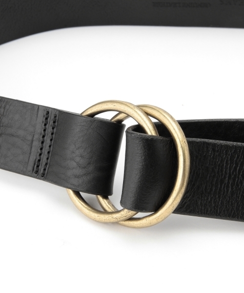 Ray BEAMS（レイビームス）の「Ray BEAMS / 35mm Wリング ベルト（ベルト・レディース・ブラック/ダークブラウン・ONE SIZE）」の7枚目の写真