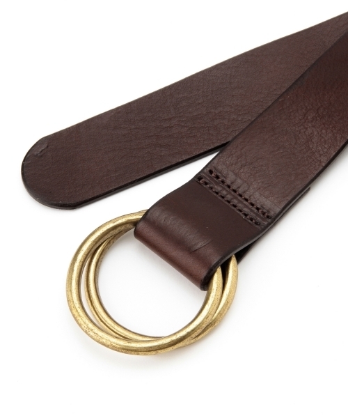 Ray BEAMS（レイビームス）の「Ray BEAMS / 35mm Wリング ベルト（ベルト・レディース・ブラック/ダークブラウン・ONE SIZE）」の8枚目の写真