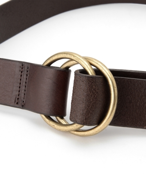 Ray BEAMS（レイビームス）の「Ray BEAMS / 35mm Wリング ベルト（ベルト・レディース・ブラック/ダークブラウン・ONE SIZE）」の10枚目の写真