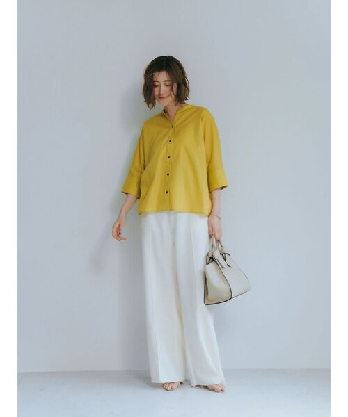 YECCA VECCA(イェッカヴェッカ)の「綿麻バギーツイルパンツ(その他パンツ・レディース・オフホワイト・M/S)」の19枚目の写真