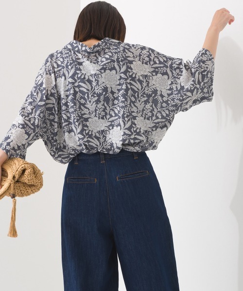 OMNES（オムネス）の「ユニセックス レーヨンアロハシャツ（シャツ/ブラウス・メンズ・ブラウン系その他/ブラック/モカ/ブラック系その他/ブルー系その他・LARGE/MEDIUM）」の12枚目の写真