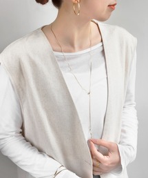 ANEMONE | ツイストメタルバーY字ネックレス(ネックレス)