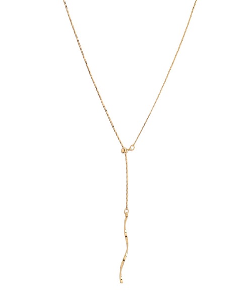 ANEMONE（アネモネ）の「ツイストメタルバーY字ネックレス（ネックレス・レディース・ゴールド/ピンクゴールド/シルバー・FREE）」の6枚目の写真