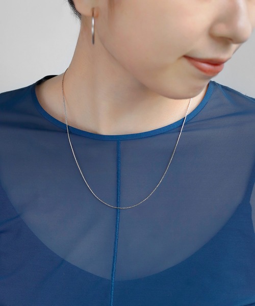 ANEMONE（アネモネ）の「ツイストメタルバーY字ネックレス（ネックレス・レディース・ゴールド/ピンクゴールド/シルバー・FREE）」の10枚目の写真