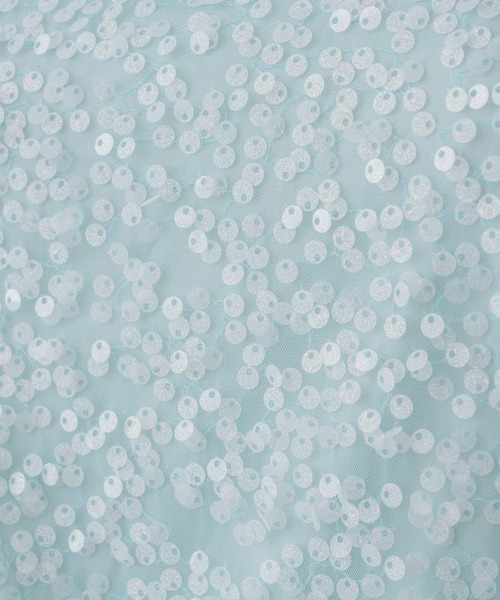 musubore（ムスボレ）の「【 select 】glitter spangle camisole OP / グリッタースパンコールワンピ（ワンピース・レディース・ブルー/ブラック・FREE）」の10枚目の写真