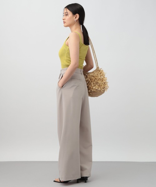 A part by(アパートバイ)の「アシメラップパンツ(その他パンツ・レディース・ベージュ/ブラック・SMALL/MEDIUM)」の8枚目の写真