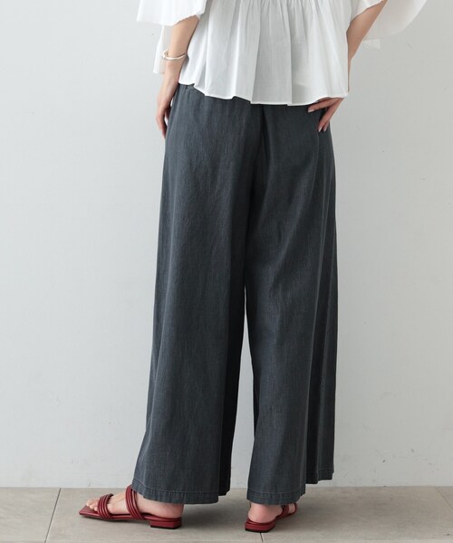 GALLEST（ギャレスト）の「◆ダンガリーワイドタックパンツ（その他パンツ・レディース・サックスブルー/チャコールグレー・36/38/40）」の7枚目の写真
