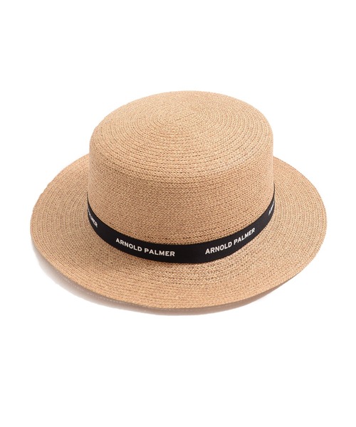 Arnold Palmer（アーノルドパーマー）の「雑材 ロゴ リボン ハット（ハット・レディース・ベージュ/ブラック/アイボリー・F）」の15枚目の写真