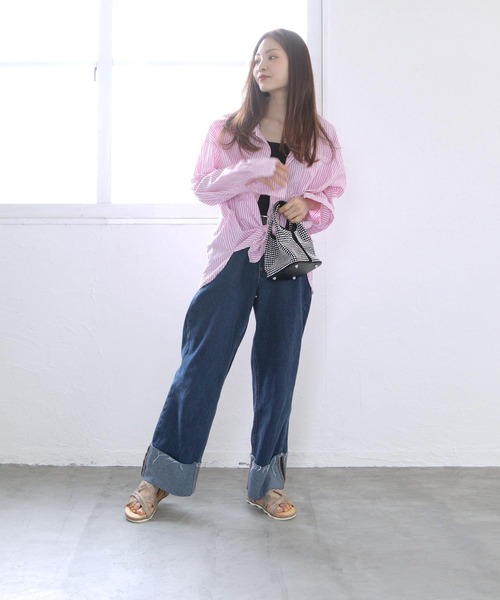 amitie（アミティエ）の「履き口ゴム ふかふかインソールのクロスベルトサンダル（サンダル・レディース・ブラック/ブラウン/ベージュ・L/M/LL/S）」の22枚目の写真