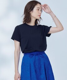 ポケット付き 半袖ニット