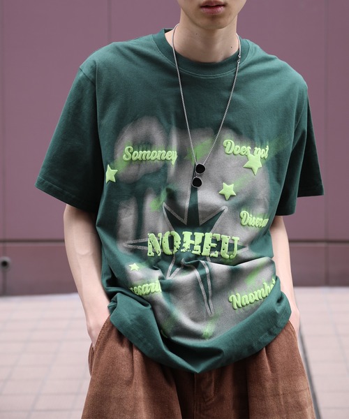 HOOK（フック）の「HOOK -select-  ポッププリント半袖TEE (SS)（LR)（Tシャツ/カットソー・メンズ・ブラック/ブラック系その他2/ホワイト系その他2/ブラック系その他/レッド系その他4/ダークグリーン/ブラック系その他3/レッド系その他3/ホワイト系その他/ブラック系その他4/チョコ・M/L/XL）」の9枚目の写真