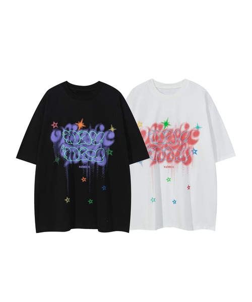 HOOK（フック）の「HOOK -select-  ポッププリント半袖TEE (SS)（LR)（Tシャツ/カットソー・メンズ・ブラック/ブラック系その他2/ホワイト系その他2/ブラック系その他/レッド系その他4/ダークグリーン/ブラック系その他3/レッド系その他3/ホワイト系その他/ブラック系その他4/チョコ・M/L/XL）」の14枚目の写真