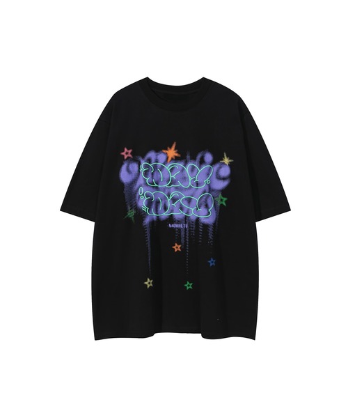 HOOK（フック）の「HOOK -select-  ポッププリント半袖TEE (SS)（LR)（Tシャツ/カットソー・メンズ・ブラック/ブラック系その他2/ホワイト系その他2/ブラック系その他/レッド系その他4/ダークグリーン/ブラック系その他3/レッド系その他3/ホワイト系その他/ブラック系その他4/チョコ・M/L/XL）」の15枚目の写真