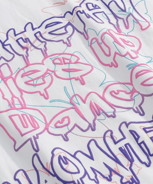 HOOK（フック）の「HOOK -select-  ポッププリント半袖TEE (SS)（LR)（Tシャツ/カットソー・メンズ・ブラック/ブラック系その他2/ホワイト系その他2/ブラック系その他/レッド系その他4/ダークグリーン/ブラック系その他3/レッド系その他3/ホワイト系その他/ブラック系その他4/チョコ・M/L/XL）」の19枚目の写真