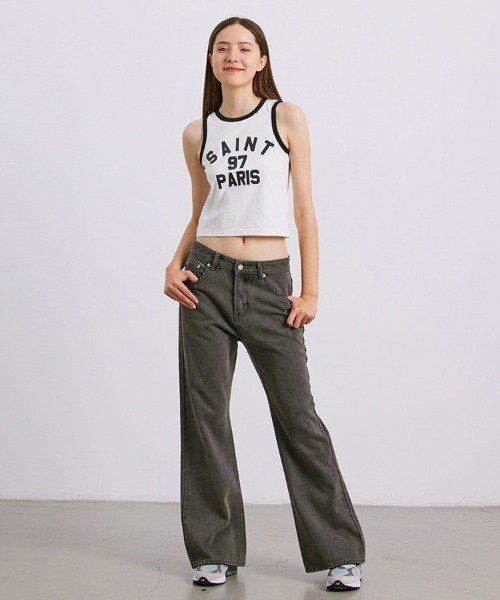Ressaca(レサーカ)の「ロゴプリントクロップドタンクトップ(タンクトップ・レディース・ブラック/ホワイト・M/S/L)」の18枚目の写真