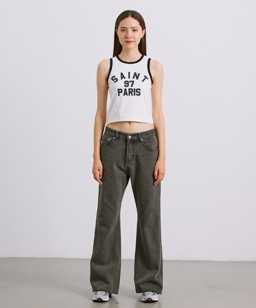 Ressaca(レサーカ)の「ロゴプリントクロップドタンクトップ(タンクトップ・レディース・ブラック/ホワイト・M/S/L)」の9枚目の写真