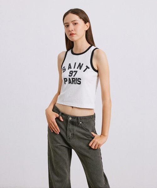 Ressaca(レサーカ)の「ロゴプリントクロップドタンクトップ(タンクトップ・レディース・ブラック/ホワイト・M/S/L)」の12枚目の写真