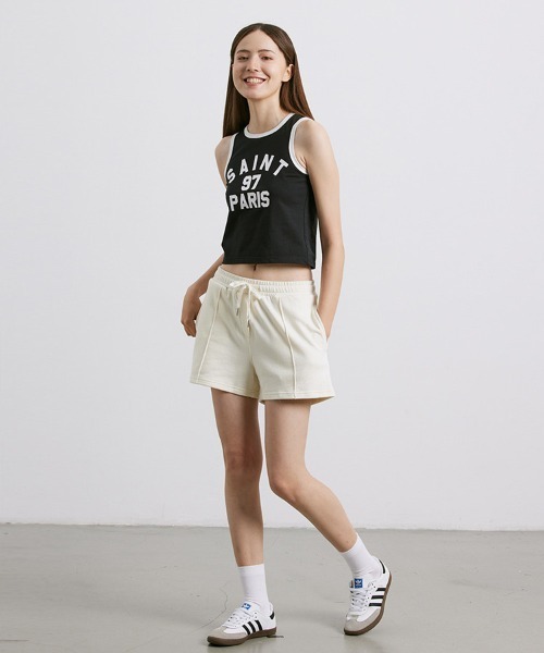 Ressaca(レサーカ)の「ロゴプリントクロップドタンクトップ(タンクトップ・レディース・ブラック/ホワイト・M/S/L)」の22枚目の写真