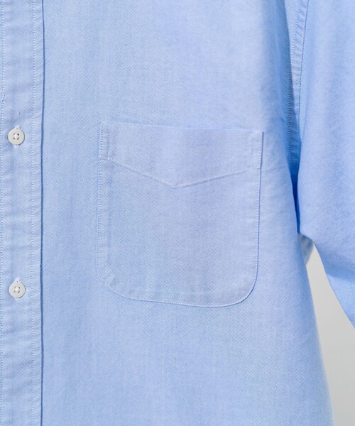 FREAK'S STORE（フリークスストア）の「NEW LOOSE FIT OX BD SHIRT SHORT SLEEVE/ニュールーズフィット オックス ボタンダウンシャツ ショートスリーブ（シャツ/ブラウス・メンズ・その他9/サックスブルー/その他16/ホワイト/その他13・SMALL/MEDIUM/LARGE）」の12枚目の写真