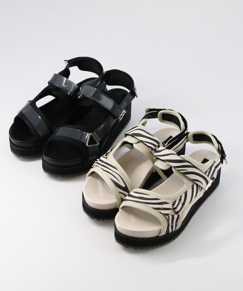 JETEE（ジュテ）の「ＪＥＴＥＥベルクロサンダル（サンダル・レディース・ゼブラ/ブラック・L/M/S）」の20枚目の写真