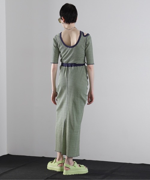 tシャツ (CREOLME)マルチボーダートップス レディース CREOLME（クレオルム）の「(CREOLME)マルチボーダートップス（T