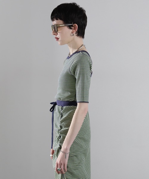tシャツ (CREOLME)マルチボーダートップス レディース CREOLME（クレオルム）の「(CREOLME)マルチボーダートップス（T