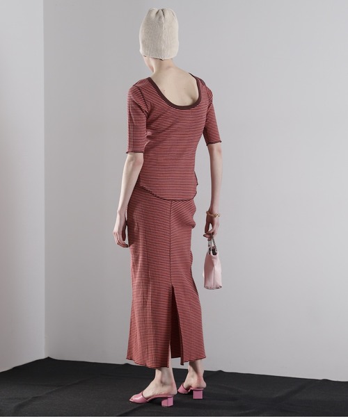 CREOLME（クレオルム）の「(CREOLME)マルチボーダートップス（T
