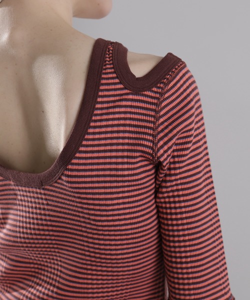 CREOLME（クレオルム）の「(CREOLME)マルチボーダートップス（T