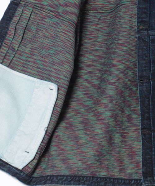 Little sunny bite(リトルサニーバイト)の「/Little Sunny Bite/KURO x little sunny bite denim vest(ベスト・レディース・インディゴブルー・SMALL)」の2枚目の写真