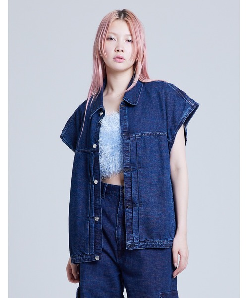 (( AOASA様 ))little sunny bite デニムビスチェ セール】/Little Sunny Bite/KURO x little sunny bite denim vest