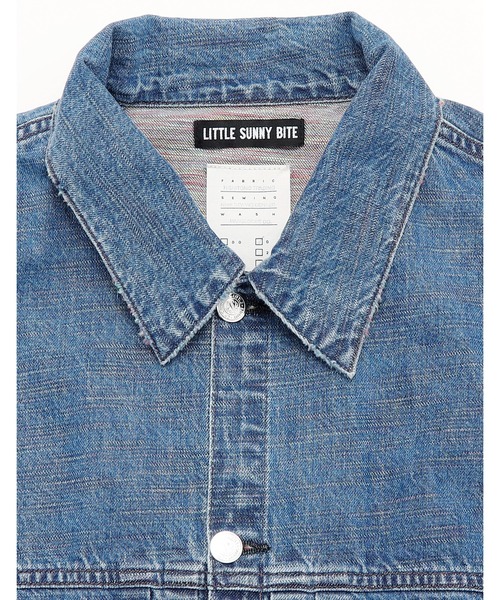 Little sunny bite(リトルサニーバイト)の「/Little Sunny Bite/KURO x little sunny bite denim vest(ベスト・レディース・インディゴブルー・SMALL)」の22枚目の写真