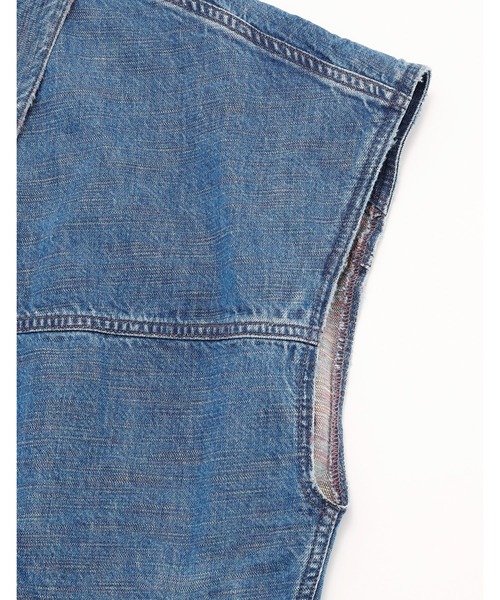 Little sunny bite(リトルサニーバイト)の「/Little Sunny Bite/KURO x little sunny bite denim vest(ベスト・レディース・インディゴブルー・SMALL)」の13枚目の写真