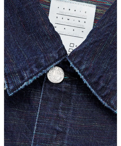 Little sunny bite(リトルサニーバイト)の「/Little Sunny Bite/KURO x little sunny bite denim vest(ベスト・レディース・インディゴブルー・SMALL)」の8枚目の写真