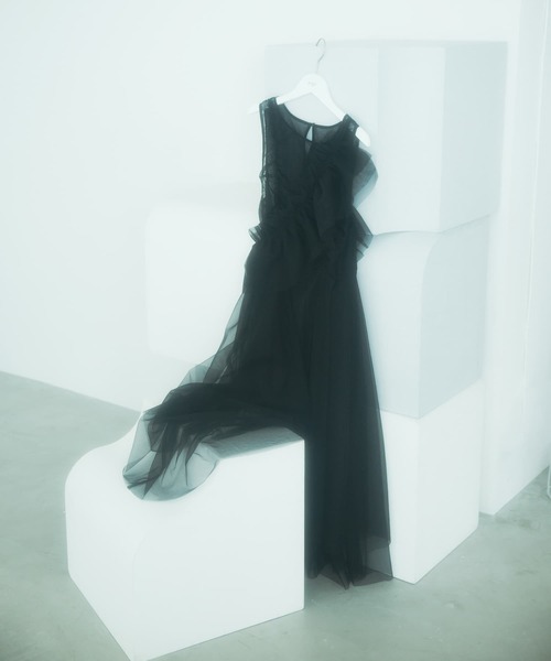 KBF(ケイビーエフ)の「フリルSETチュールワンピース(ワンピース・レディース・ブラック/オレンジ系その他・ONE)」の9枚目の写真